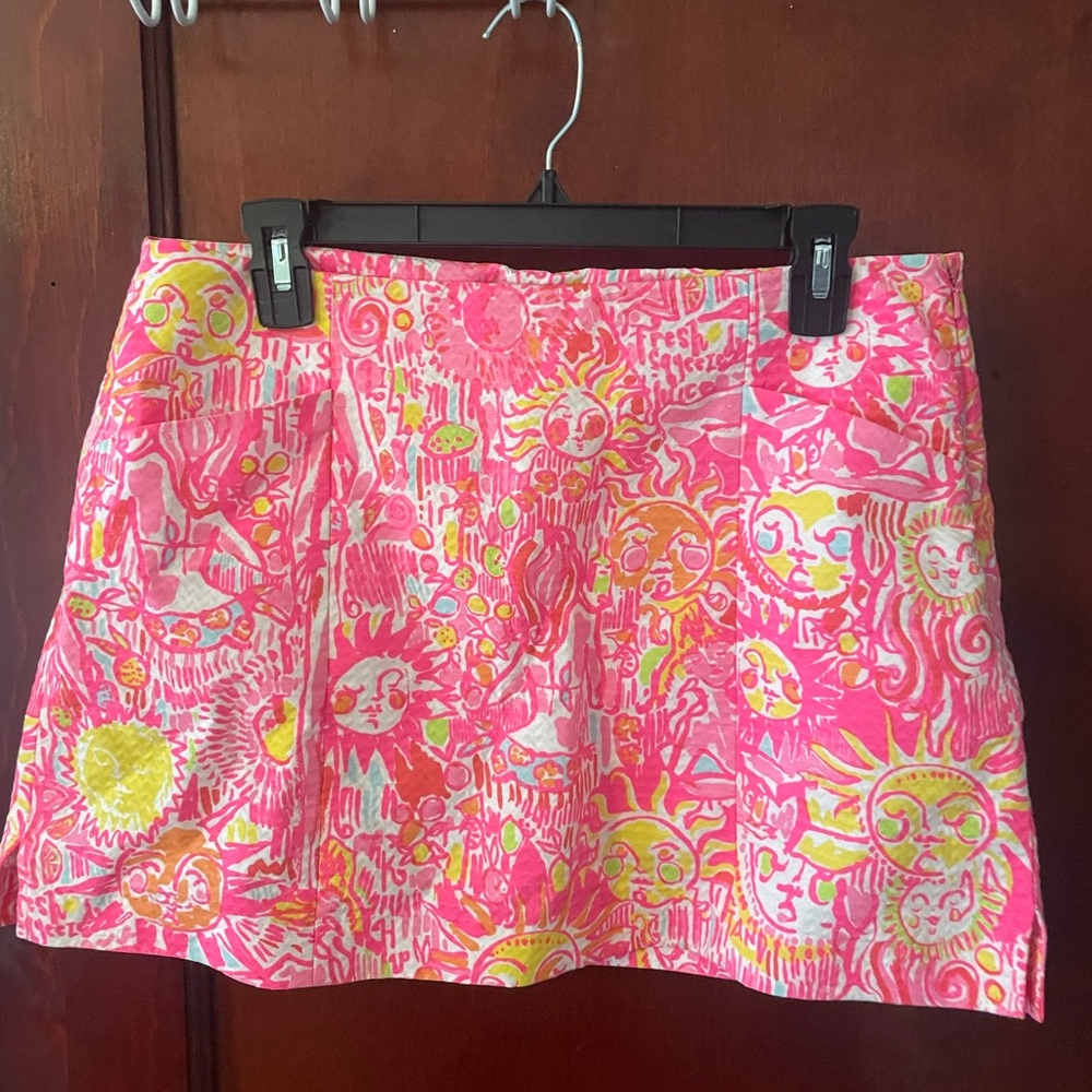 Lilly Pulitzer January skort in pink pout more kinis in the keys size 6